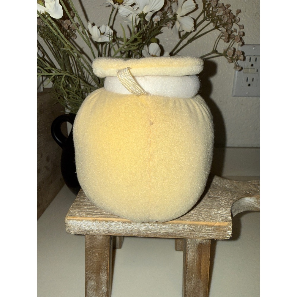 Disney Classic Pooh Plush Hunny Pot Yellow Honey Jar Stuffed Toy Nursery Decor - Picture 4 of 7